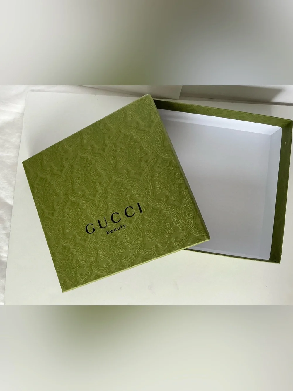 Gucci Empty Olive Green Beauty Presentation Gift Box